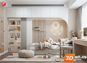 Children Room Scenes Skp FIles 
